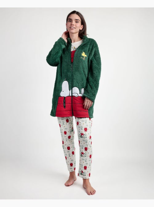 PEANUTS Vestaglia calda a maniche lunghe classica da donna Peanuts - Kiabi PEANUTS Vestaglia calda a maniche lunghe classica da donna Peanuts - Kiabi