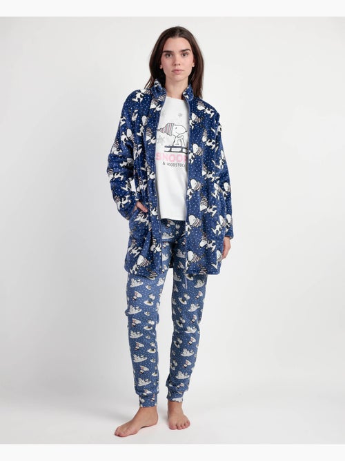 PEANUTS Vestaglia calda a maniche lunghe Snow Drift da donna - Kiabi PEANUTS Vestaglia calda a maniche lunghe Snow Drift da donna - Kiabi