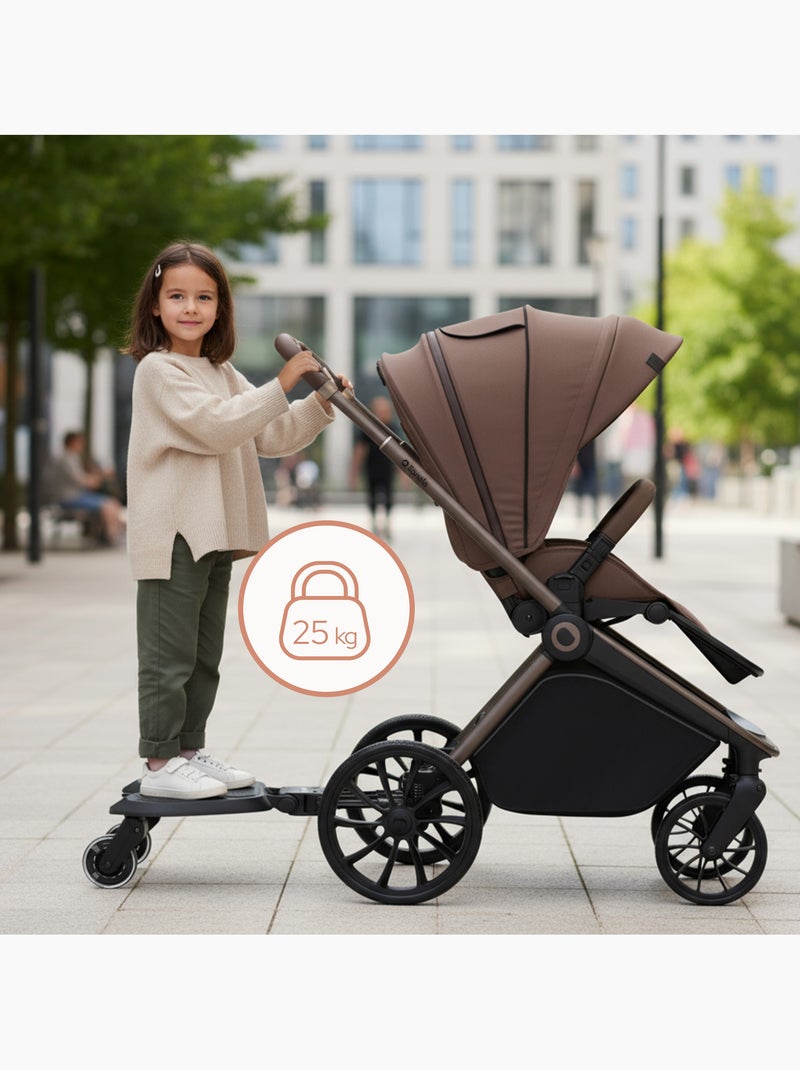 Pedana per passeggino - LIONELO Buggyboard - Universale - Con seduta Nero - Kiabi