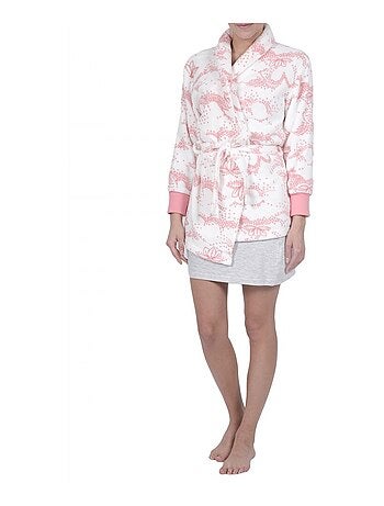 Peignoir Polare Corto Donna