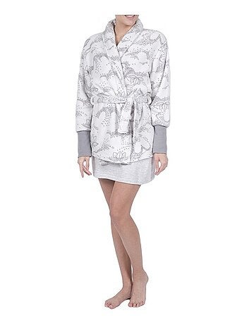 Peignoir Polare Corto Donna