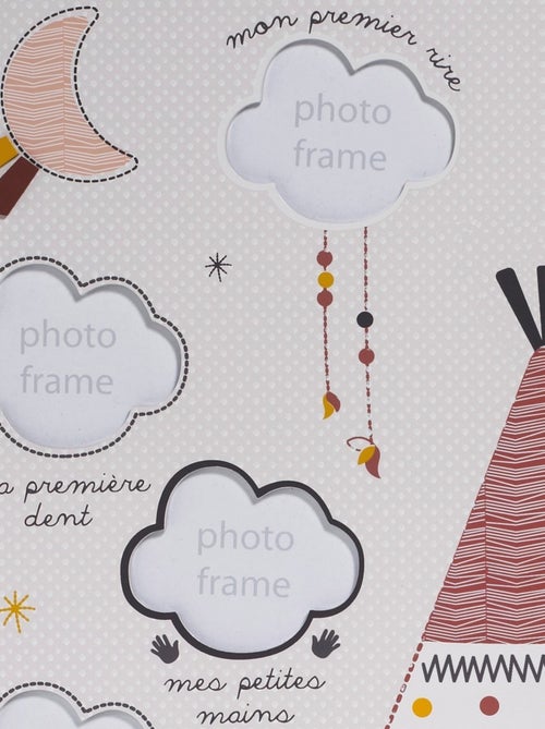 Pell-mell 12 foto beige in legno - SAUTHON - Kiabi