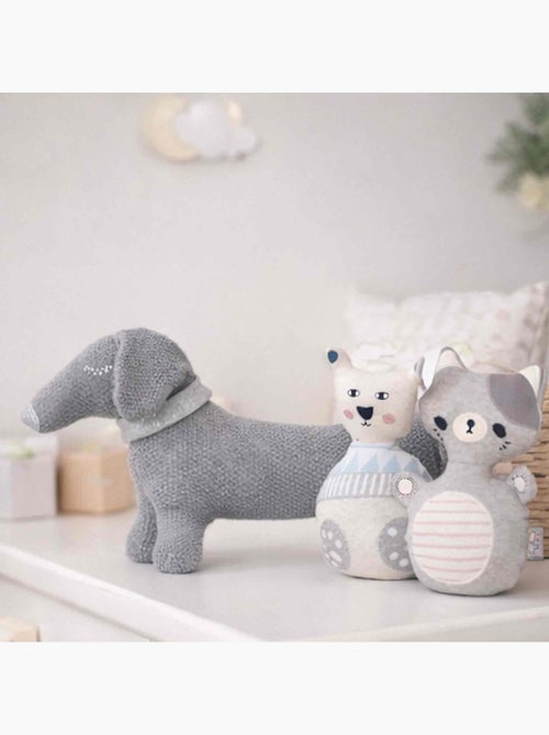 Peluche cane bassotto in cotone biologico | SEVIRA KIDS - Kiabi