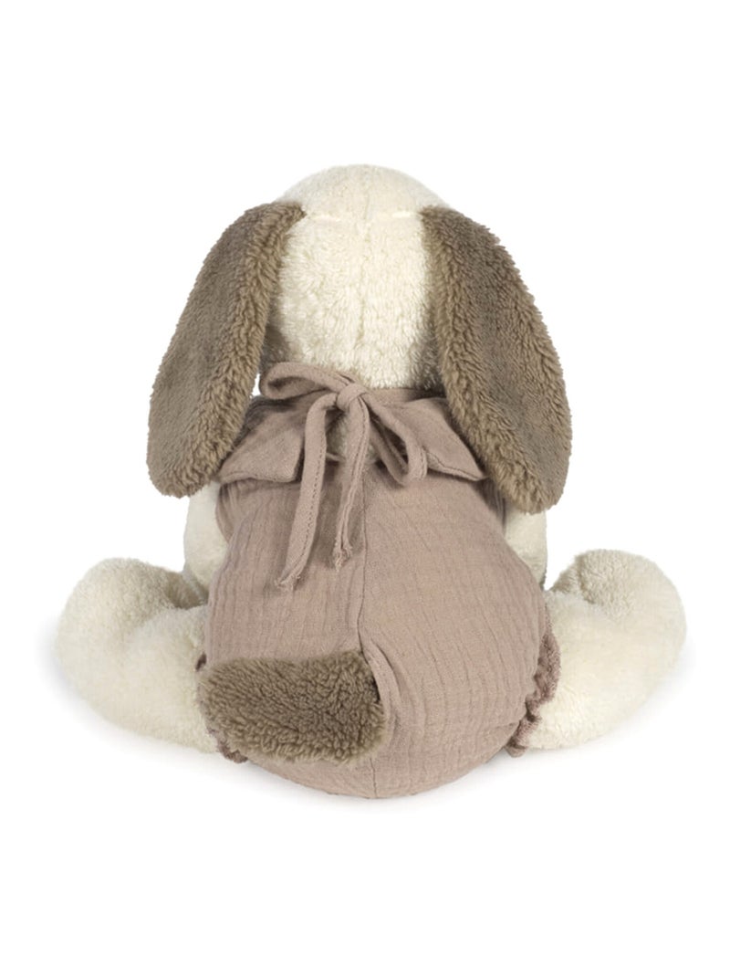 Peluche cane in velluto e cotone, sintra | Walking Mum Beige - Kiabi
