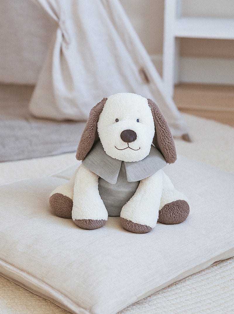 Peluche cane in velluto e cotone, sintra | Walking Mum Verde acqua - Kiabi