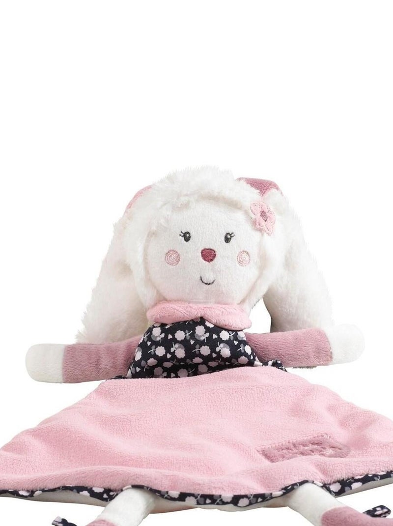 Peluche coniglietto di velluto - SAUTHON Bianco - Kiabi