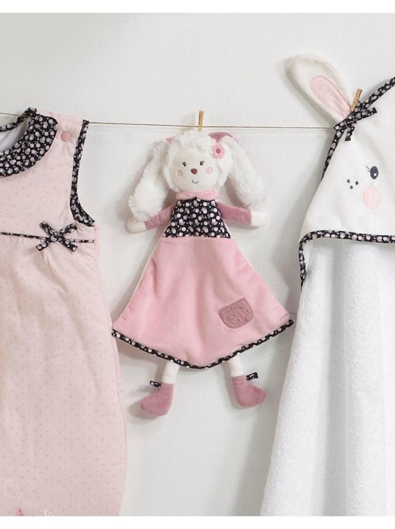 Peluche coniglietto di velluto - SAUTHON Bianco - Kiabi