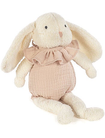 Peluche coniglietto in velluto e cotone | walking mum | walking mum