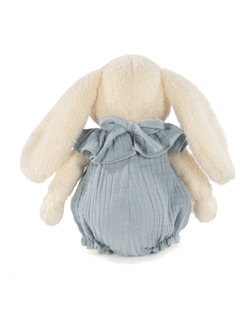 Peluche coniglietto in velluto e cotone | walking mum | walking mum Grigio - Kiabi