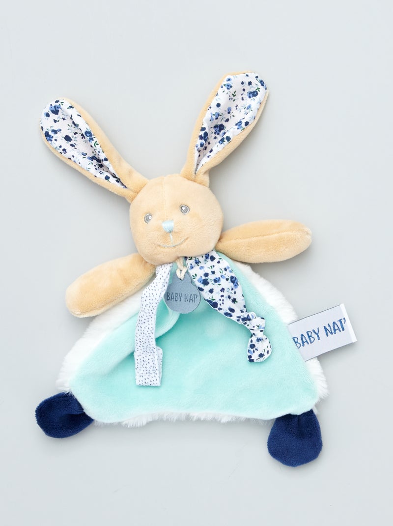 Peluche 'coniglio' per ciuccio blu - Kiabi
