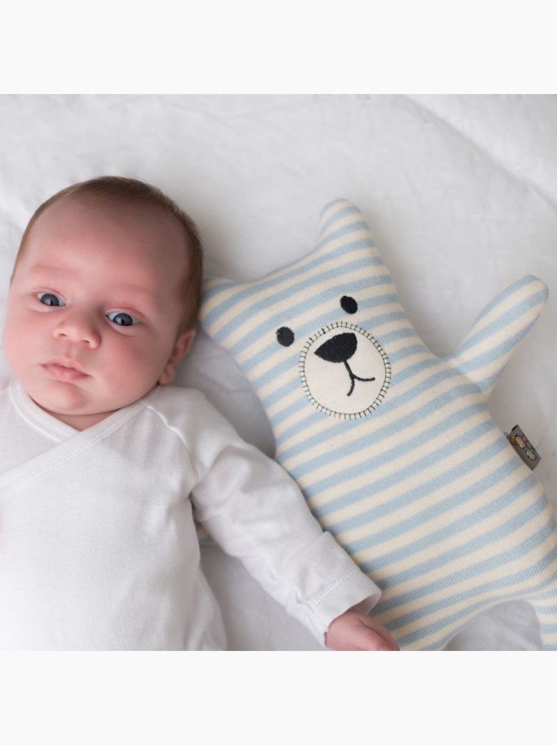 Peluche doudou orsetto in cotone | sevira kids | sevira kids Blu - Kiabi