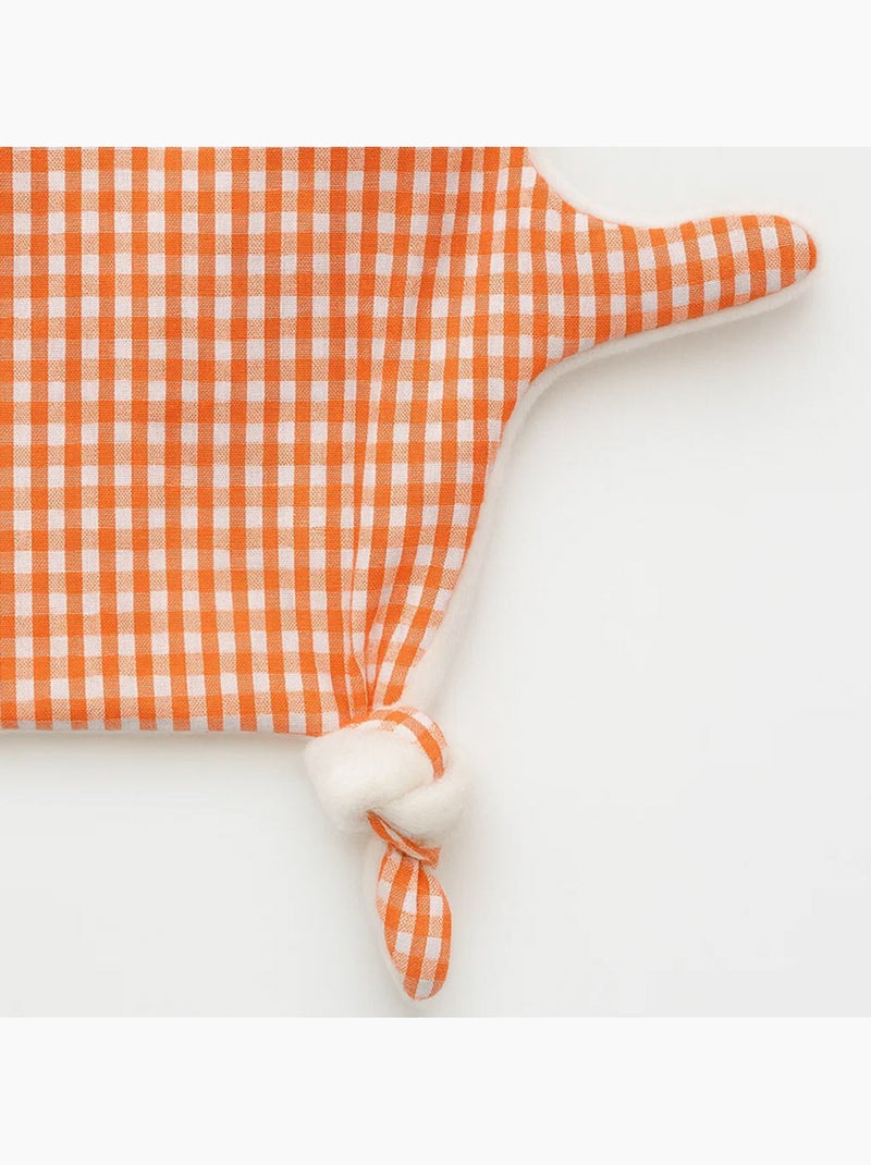 peluche in cotone biologico Vichy Arancione - Kiabi
