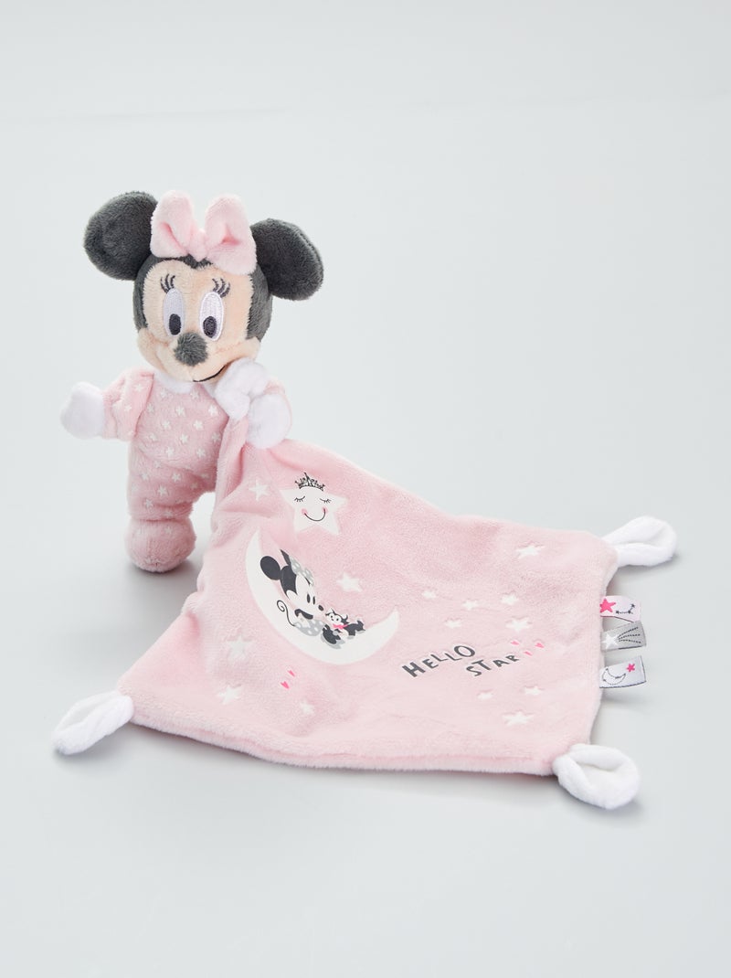 Peluche 'Minnie' fosforescente rosa - Kiabi