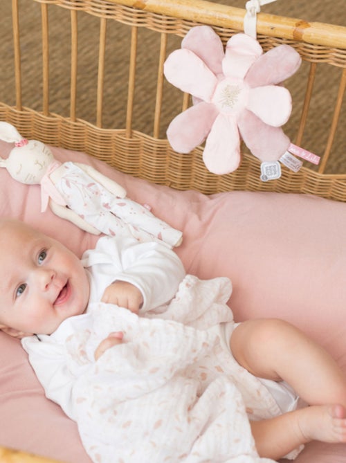 Peluche musicale a forma di fiore in cotone biologico - Kiabi