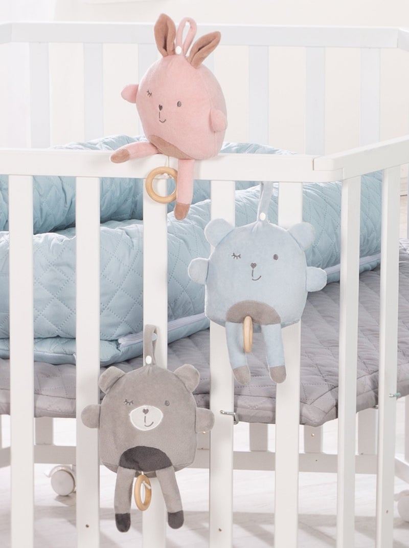 Peluche musicale calmante orsetto da appendere "Lil Cuties" – ROBA Blu chiaro - Kiabi