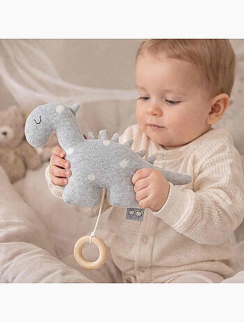 Peluche musicale dinosauro in cotone | sevira kids | sevira kids