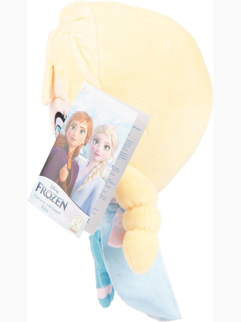 Peluche parlante Elsa 25 cm Frozen Blu - Kiabi