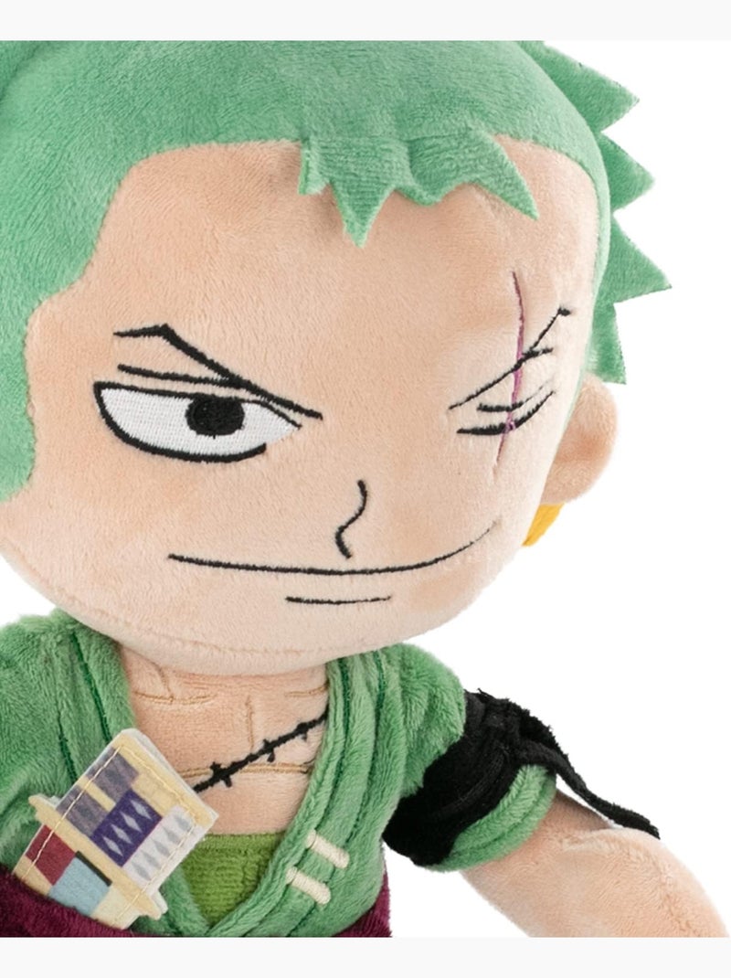 Peluche Roronoa Zoro 28 cm One Piece Verde - Kiabi