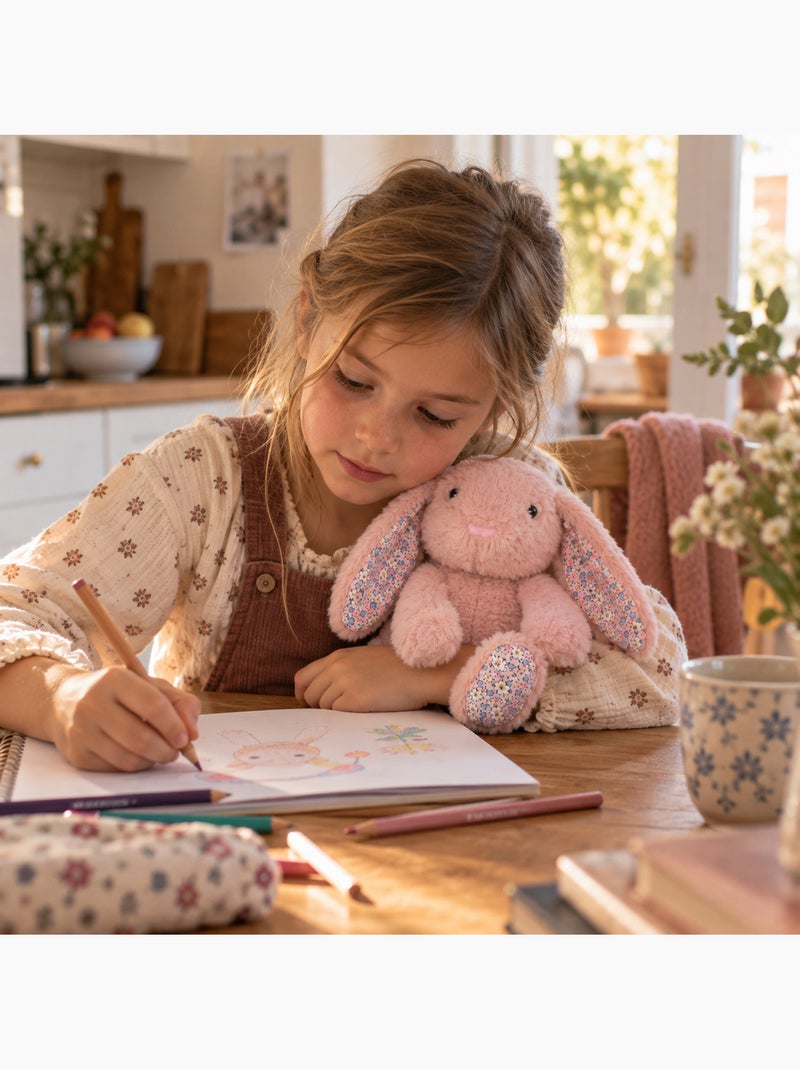 Peluche scaldino coniglio orecchie lunghe caldo e freddo Rosa - Kiabi