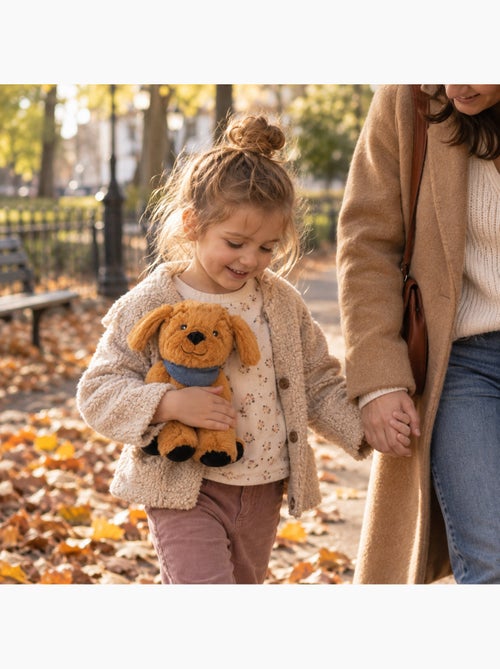 Peluche termico cane con cuscino rimovibile - Kiabi Peluche termico cane con cuscino rimovibile - Kiabi