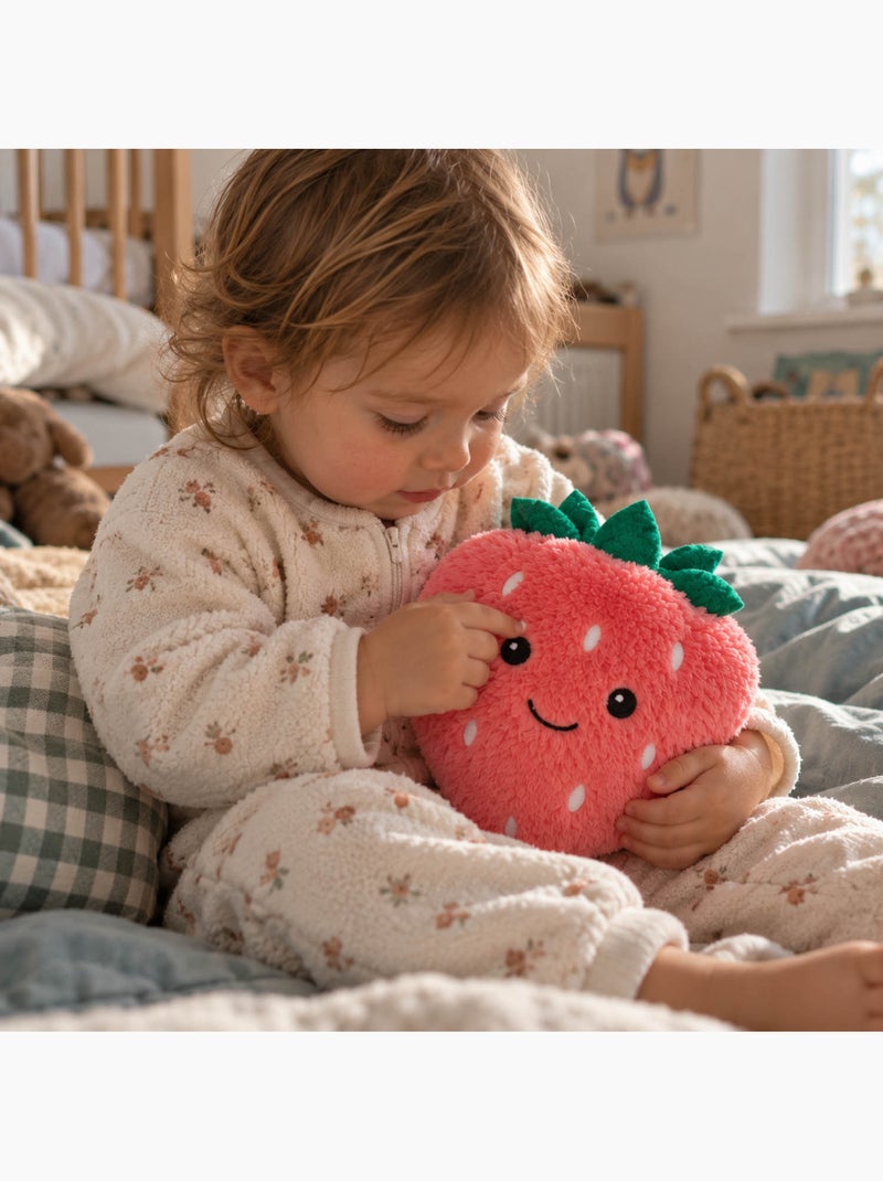 Peluche termico fragola ricamata caldo o freddo Rosso - Kiabi