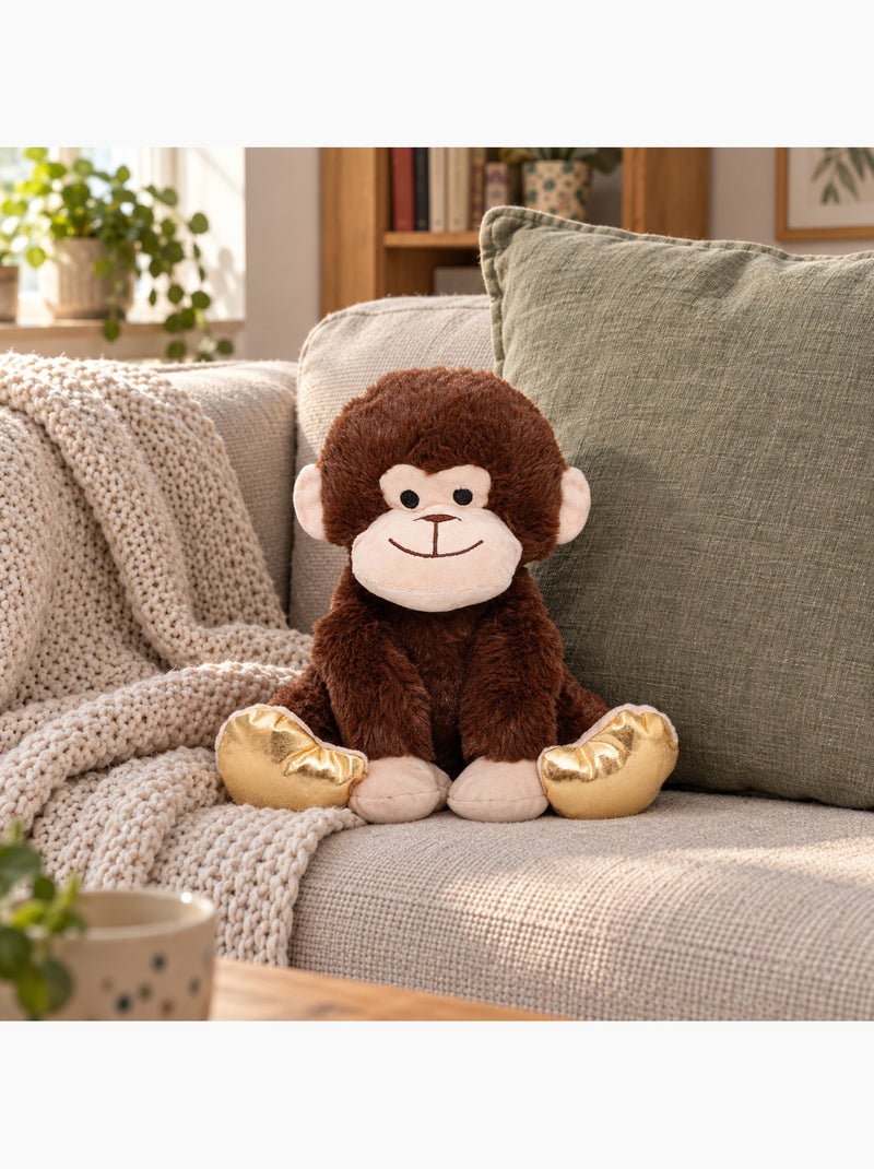 Peluche termico scimmia con perle caldo o freddo Marrone - Kiabi