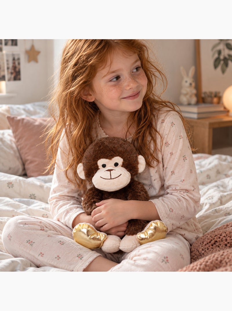 Peluche termico scimmia con perle caldo o freddo Marrone - Kiabi
