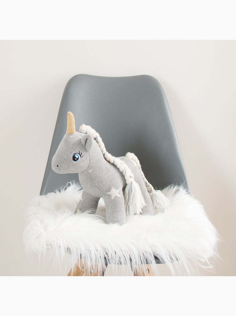 Peluche unicorno in cotone | sevira kids | sevira kids Grigio - Kiabi