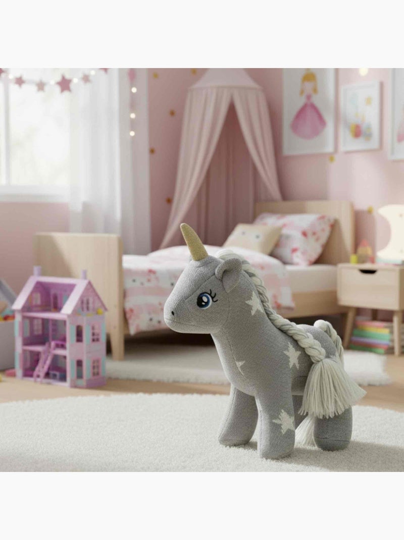 Peluche unicorno in cotone | sevira kids | sevira kids Grigio - Kiabi
