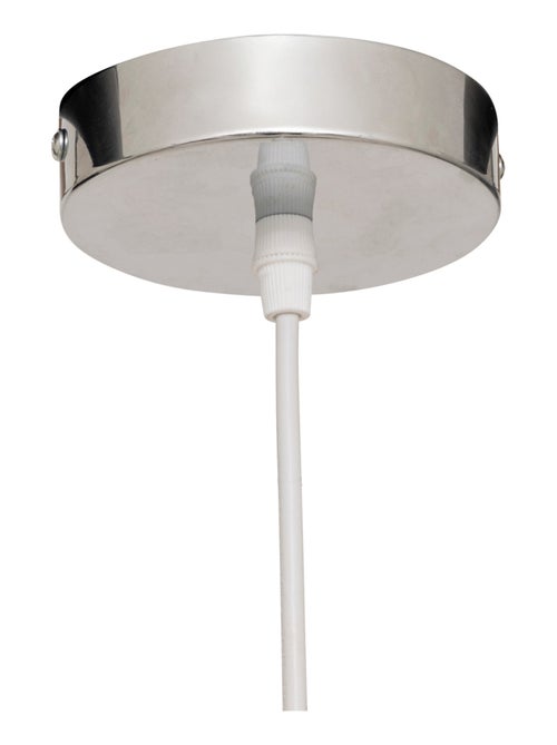 Pendente in metallo cromato con globo in vetro - Kiabi Pendente in metallo cromato con globo in vetro - Kiabi