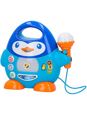 Penguin karaoke con luci e suoni winfun