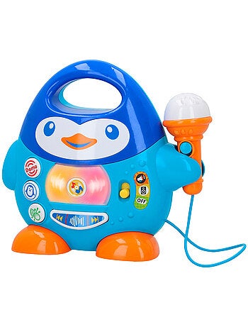 Penguin karaoke con luci e suoni winfun