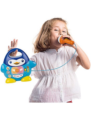 Penguin karaoke con luci e suoni winfun