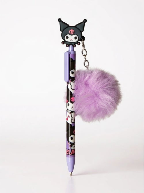 Penna con pompon e figurina kuromi sanrio - Kiabi Penna con pompon e figurina kuromi sanrio - Kiabi