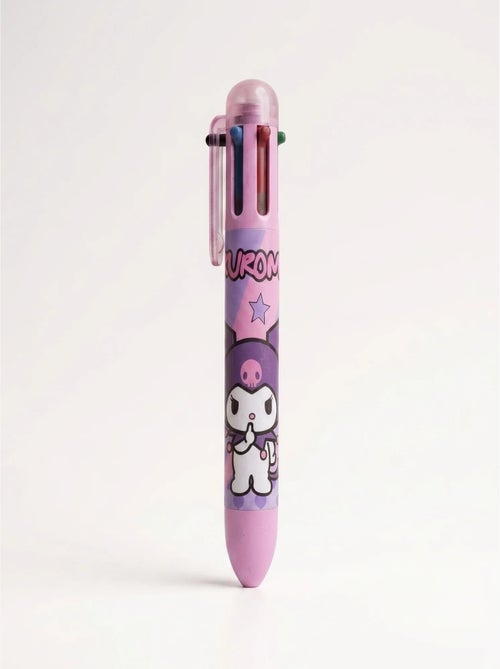 Penna kuromi 6 colori inchiostro multicolore a scatto sanrio - Kiabi