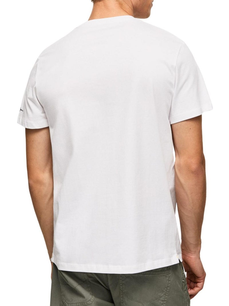 Pepe Jeans Maglietta A Strisce Uomo Bianco - Kiabi