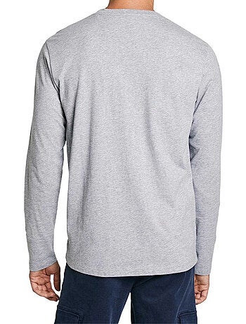 Pepe Jeans Maglietta Regolare Logo Manica Lunga Uomo