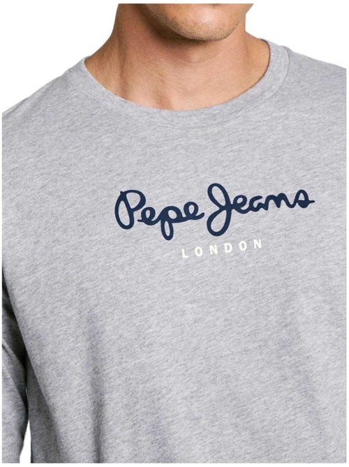 Pepe Jeans Maglietta Regolare Logo Manica Lunga Uomo - Kiabi