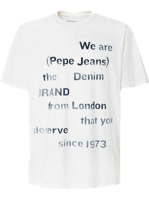 Pepe Jeans Maglietta Vestibilità Rilassata Logo Uomo - Kiabi