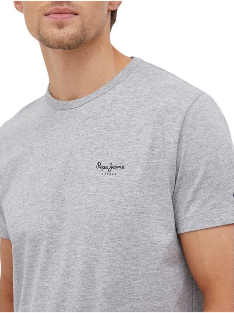Pepe JeansMaglietta Aderente Uomo Grigio - Kiabi