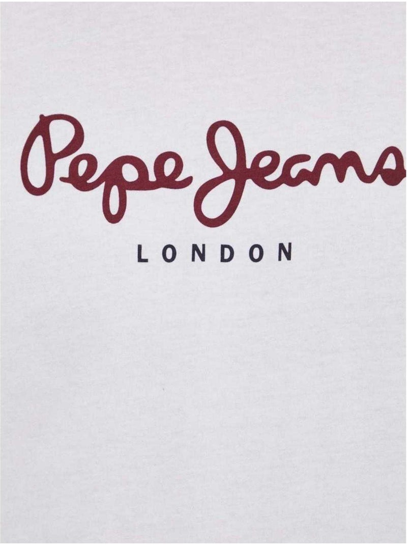 Pepe JeansMaglietta Regolare Manica Lunga Uomo Bianco - Kiabi