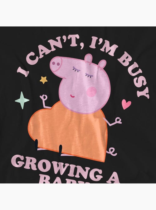 Peppa Pig Busy Growing A Baby Maglietta Mamma Pig Adulto Unisex - Kiabi