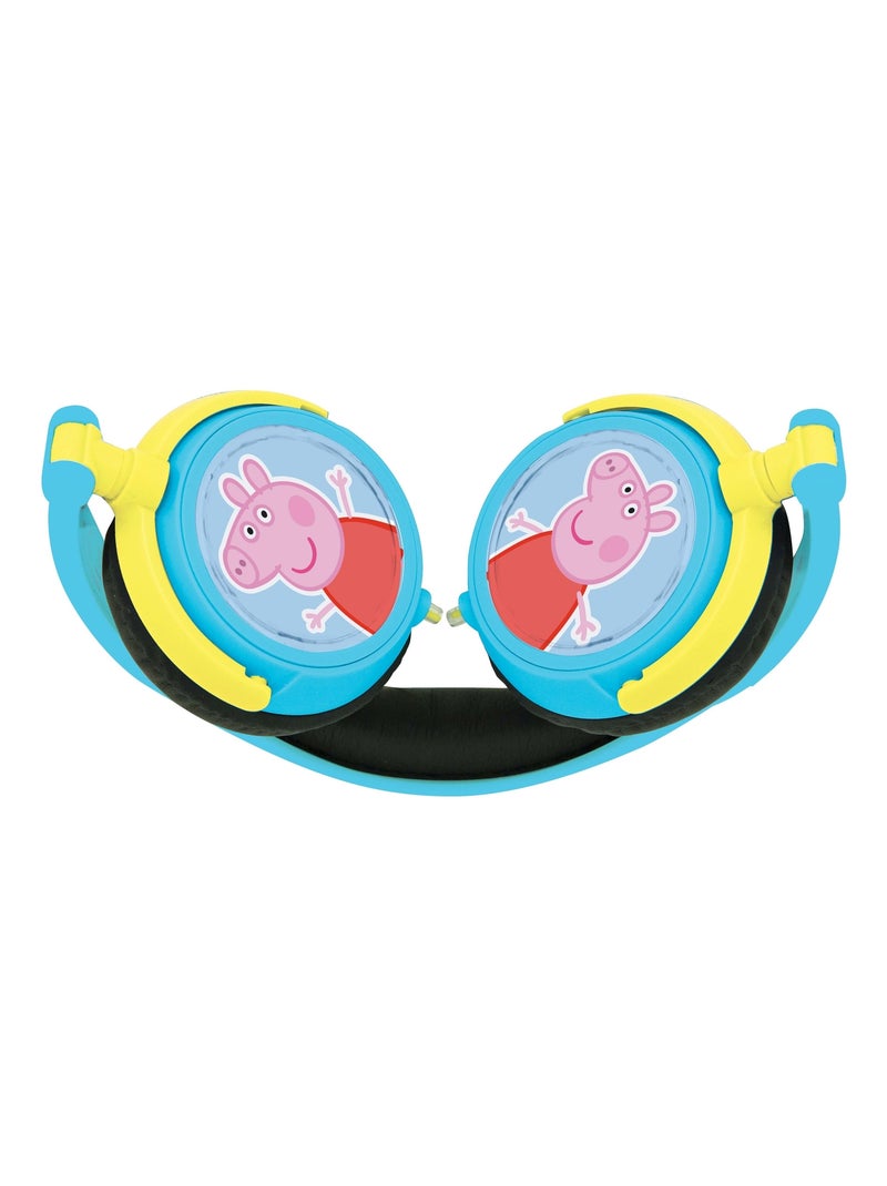 Peppa Pig Cuffia stereo a filo pieghevole con limitazione sicura del volume Blu - Kiabi