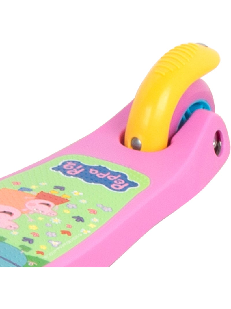 Peppa pig monopattino 55x23x68 cm 3 ruote max 20 kg con luci e freni N/D - Kiabi