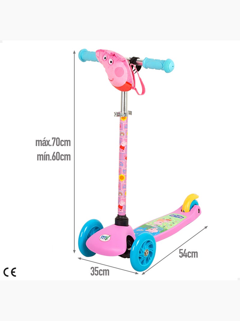 Peppa pig monopattino per bambini a 3 ruote con tasca N/D - Kiabi