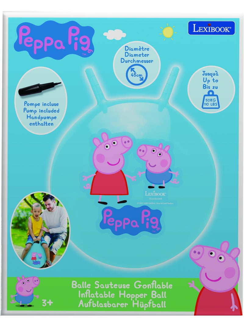 Peppa Pig Palla a trampolino gonfiabile 18' / 45cm Blu - Kiabi