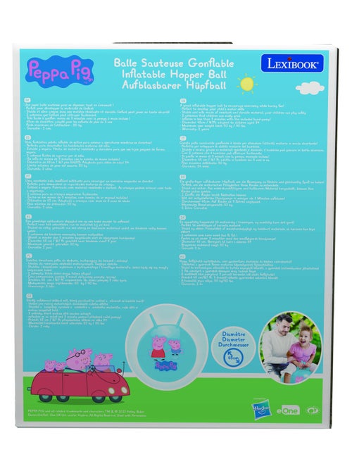 Peppa Pig Palla a trampolino gonfiabile 18' / 45cm - Kiabi