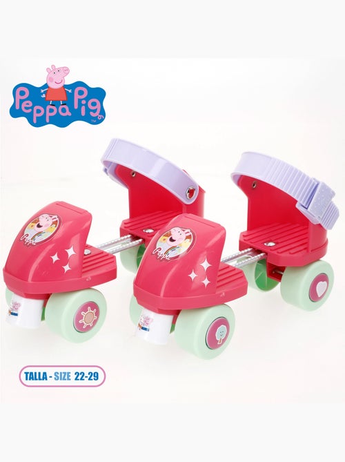 Peppa pig pattini a rotelle 4 ruote regolabili, taglia 22-29, max. 20 kg, 3+ anni - Kiabi Peppa pig pattini a rotelle 4 ruote regolabili, taglia 22-29, max. 20 kg, 3+ anni - Kiabi