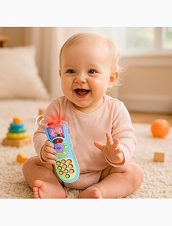Peppa pig set di controllo interattivo per bambini con luci e suoni