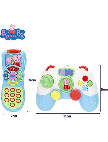 Peppa pig set di controllo interattivo per bambini con luci e suoni